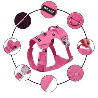 Chaleco de seguridad estilo correas para el pecho para mascotas, arnés para perro impermeable ajustable, conjunto de correa, chaleco tipo arnés para mascotas transpirable, para caminar - details 1