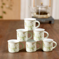 Taza maestra de cerámica de celebridades de Internet, juego de Kung Fu con orejas, tamaño, tazón de té, taza para beber en el hogar - details 2