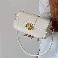 Elegante Bolso de Hombro de PU Beige con Borlas Diseño Inspirado de Bolso Cruzado de Diseñador - details 0