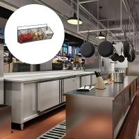 Cesta de iluminación de cocina montada en la pared, adecuada para iluminar especias, cebollas y verduras de larga duración - details 4
