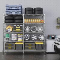Estantería de Almacenamiento de 4 Niveles de Metal Ajustable en Altura para Cocina y Despensa - details 34
