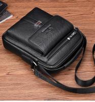 Canguro-Bolso de hombro Vintage para hombre, bandolera de cuero dividido, novedad de 2020 - details 5