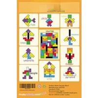 Wooden Puzzles Blocks Brain Teasers Toy Russian Tangram