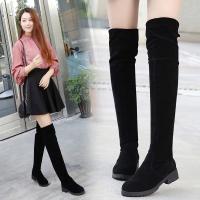 Otoño E Invierno De Las Mujeres Nuevas Botas De Rodilla De Tacón Medio Mate, Botas De Tacón Grueso Para Mujer - details 5