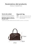 Bolso retro de lujo, de gran capacidad, versátil, de hombro, a la moda, sencillo, informal, bolso de mensajero. - details 8