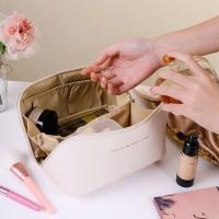 Bolsa de cosméticos portátil de gran capacidad, bolsa de almacenamiento de cosméticos, bolsa de lavado de viaje conveniente - details 5