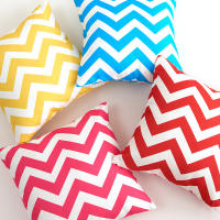 Funda de Almohada de Playa Impermeable Diseño a Rayas de Colores Vivos - details 4