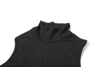 Mono ajustado sin espalda con cuello redondo para mujer - details 13