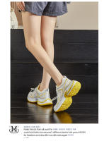 Zapatos de papá de cuero inferior de película de succión nuevos zapatos deportivos de aumento de suela gruesa zapatos de mujer transpirables de malla casual - details 17