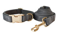 Hebilla de aleación de felpa gris plateado para perro, collar de cuerda, suministros para mascotas - details 3