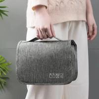 Bolsa de almacenamiento portátil de tela Oxford para hombre y mujer, organizador de artículos de tocador, bolsa de cosméticos impermeable, bolsa de lavado de viaje colgante - details 6