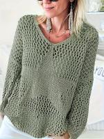 Jersey informal y versátil de punto, top recortado, novedad de 2025 - details 0
