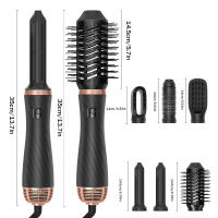 Horquilla de Aire Caliente Multifuncional Seis en Uno Secador de Cabello de Secado Rápido con Automática de Succión para el Hogar Alisador de Cabello Liso y rizado - details 8