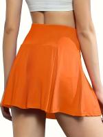 Falda Corta Deportiva para Mujer para Tenis, Bádminton, Yoga - Estilo Atlético Casual, Color Sólido, Mezcla de Poliéster y Spandex Elástico, Lavable a Máquina - Primavera/Verano/Otoño - details 6