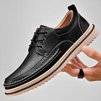 Zapatos informales que combinan con todo para hombre, zapatos bajos de cuero, zapatos de trabajo al aire libre - details 5
