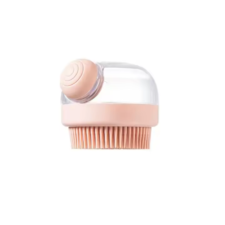 Cepillo de Perro de Silicona Suave Desenredador de Pelos Masajeador de Baño - 1