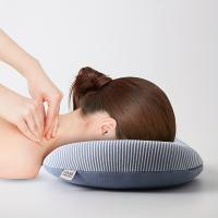 Almohada facial moderna en forma de U, adecuada para spa y salón: tejido de poliéster suave, diseño con cremallera, lavable a máquina, cómoda para todas las estaciones, gris, accesorios de masaje |   Equipo de spa con estilo |   Cremallera de mantenimient - details 0