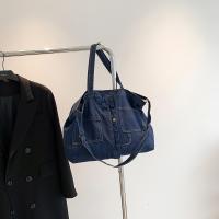 Bolso de Hombro de Diseño Simple en Mezclilla, Bolso de Gran Capacidad que Combina con Todo, Bolso Versátil para Mujer - details 6