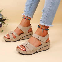 Sandalias suaves con punta abierta para mujer, zapatos sin cordones para caminar, calzado de fiesta, novedad de 2024 - details 4