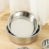 Cuenco para perros con fondo de silicona, comederos antideslizantes de acero inoxidable para mascotas, cuencos para perros y gatos resistentes al calor, perros pequeños/grandes - details 0