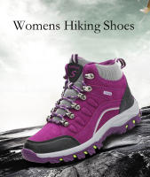 Zapatos de senderismo de alta calidad para mujer, botas impermeables para otoño e invierno, para exteriores, deportivas, senderismo, montaña, escalada, calzado atlético - details 2