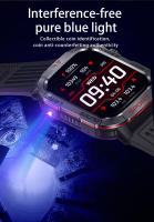 Nuevo Reloj inteligente de seguimiento GPS al aire libre para hombres pantalla amoled de 2,01 pulgadas ip68 impermeable, llamada bluetooth, batería de 600 ma de larga duración,control de frecuencia cardíaca y presión arterial pulsera inteligente saludable - details 7
