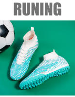 Zapatos de fútbol de alta calidad para hombre, botas de fútbol profesionales FG/TF, tacos antideslizantes ultraligeros para exteriores, zapatillas de tobillo de entrenamiento - details 32