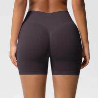 Pantalones cortos de gimnasio ajustados de estiramiento alto cómodos respirables deportivos de cintura para mujer, ropa deportiva para mujer para - details 41