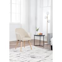 Silla de Comedor Estilo Vintage Nordica Silla de Cocina con Reposabrazos en Terciopelo - details 1
