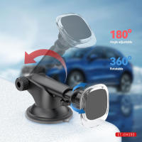 Soporte Magnético Teléfono Coche,  Soporte del Coche Móvil, Universal para Parabrisas y Salpicadero con Ventosa, Ajustable, 6 Imanes Fuertes para Todos los Teléfonos Móviles - details 4