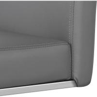 2 Piezas Sillas de Comedor Sillas de Oficina Conferencia Altura 47cm Carga Máxima 135kg Blanco - details 55