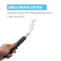 Elevador de rejilla resistente al calor, herramienta de cocina antiquemaduras, 2 piezas, herramientas para parrilla de barbacoa, accesorios para Camping - details 3