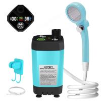 Bomba de camping RV Campamento al aire libre con pantalla completa Pantalla digital inteligente Kit de ducha ajustable de 6000 mAh - details 9