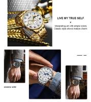 Reloj de Cuarzo CURREN 8427 Diseño de Negocios Elegante para Hombres Correa de Acero Inoxidable - details 4