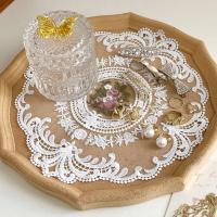 Redondo Vintage elegante Ence posavasos para taza de té de la tarde, tapetes, accesorios de mesa - details 4