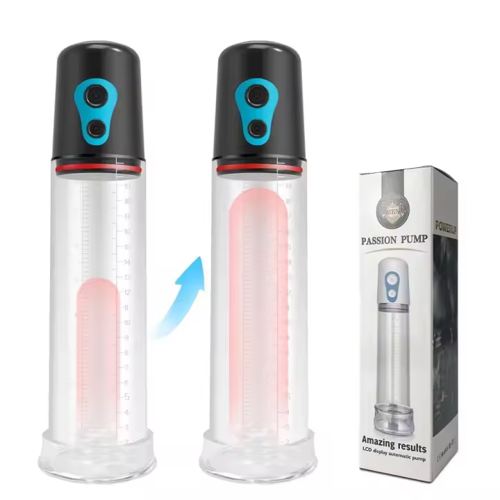 Leten eléctrico para hombre, bomba extensible de aumento al vacío, masturbador masculino, entrenador de pene más grande, juguete sexual para adultos - 1