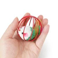 Juguete para mascotas para gatos - Jaula con bolas de ratón de color aleatorio para gatitos - Suministros y accesorios para mascotas para felinos - details 1