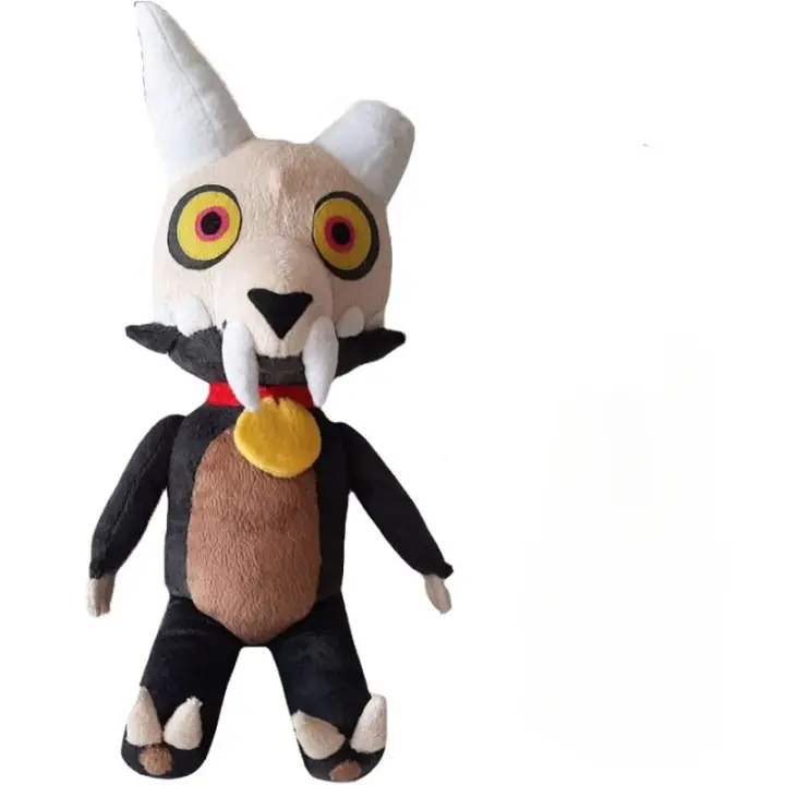 Animal de peluche de lobo de peluche, casa de búho, casa de búho, muñeca de lobo malo grande, lindo, rey de dibujos animados - 1