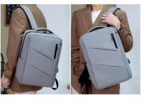 Mochila de viaje para hombre, morral con carga USB para ordenador portátil, impermeable para deporte al aire libre - details 3