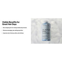 Olaplex No. Champú aclarador de mantenimiento 4C Bond, limpia profundamente, suaviza, restaura el brillo y la claridad, para todo tipo de cabello - details 2