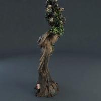 Estatua de Diosa del Bosque Escultura de Resina Creativa para Decoración de Escritorio y Jardín - details 3