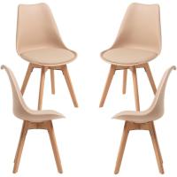Pack 4 Sillas Synk Basic - Tapioca Beige - details 0