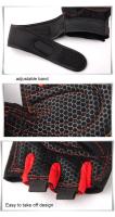 Guantes De Ejercicio Para Hombres Y Mujeres Con Encaje En La Muñeca Medio Dedo Para Levantamiento De Pesas Deporte Ciclismo Motociclista Gimnasio - details 10