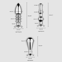 Leten Vibradores de Acero Inoxidable Masajeador Erectil para Prostate Juguete Sexual Control Remoto - details 11