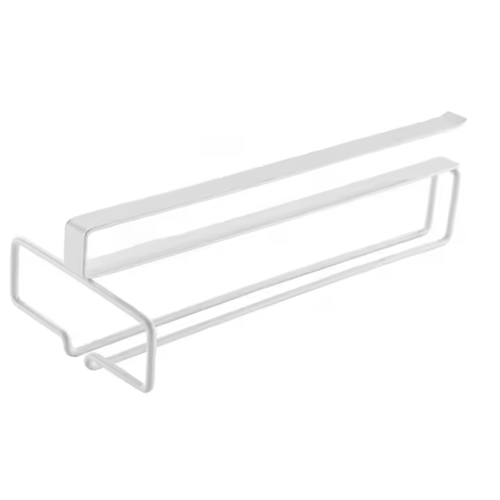Soporte para copas de vino debajo del gabinete, estante colgante para copas de una sola fila, accesorios de cocina para copas de cóctel - 1