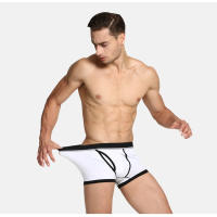 Conjunto de 6 calzoncillos bóxer de algodón para hombre, ropa interior, 95% algodón, 5% elastano, 6 colores a rayas, talla grande europea - details 6