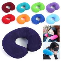 Cojín inflable para el cuello para acampar al aire libre, soporte para el cuello, almohada suave para dormir, siesta de oficina - details 4
