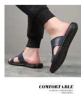 Zapatillas de Moda para Hombre Únicas, Resistentes al Desgaste, Antideslizantes, Estilo Coreano, Ropa Informal Versátil de Fondo Suave - details 5