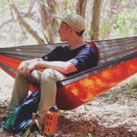 Single Person Outdoor Camping Hammock With Nylon Color Matching Hammock High Strength Parachute Fabric Portable Hanging Bed - details 1