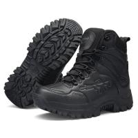 Botas militares de invierno 2024 para hombre, botines Chukka de combate - details 15